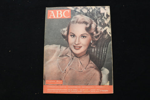 1952 AUGUST 23 ABC MAGAZINE - VIRGINIA MAYO COVER - E 25262