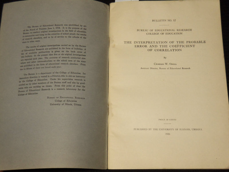1922-1926 UNIVERSITY OF ILLINOIS BULLETINS LOT OF 3 - URBANA - K 16