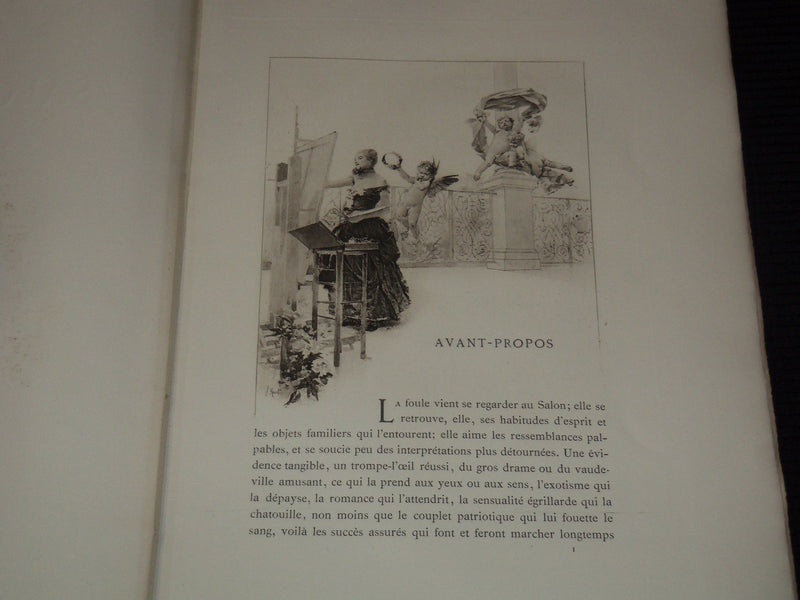 1890 SALON DE MAURICE HAMEL PLANCHES EN PHOTOGRAVURE VOLUME - KD 1380B