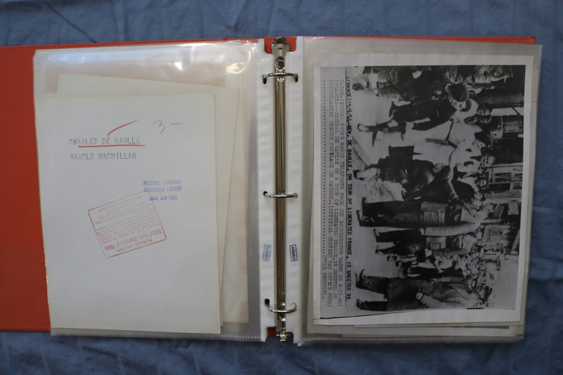 CHARLES DE GAULLE ORIGINAL NEWS PHOTOS BOOK #2 - 90 PHOTOS - #65