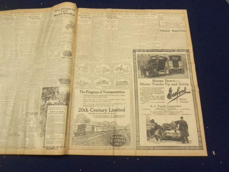 1916 JANUARY 26 NEW YORK TIMES - WILSON REJECTS LUSITANIA NOTE - NT 9065