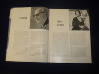1953-1954 AGNES DE MILLE DANCE THEATRE PROGRAM - S. HUROK - PHOTOS - J 5043