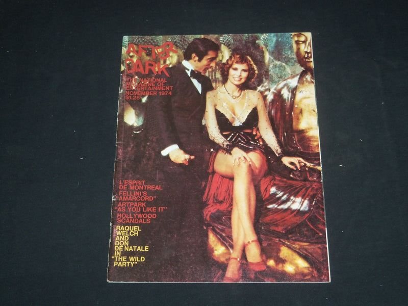 1974 NOVEMBER AFTER DARK MAGAZINE - RAQUEL WELCH & DON DE NATALE COVER - SP 4076