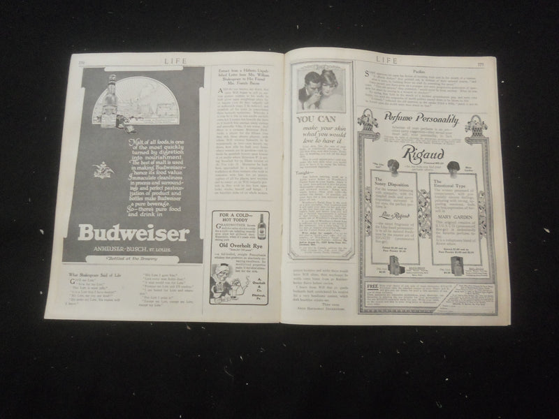 1916 APRIL 20 LIFE MAGAZINE - SHAKESPEARE NUMBER - 