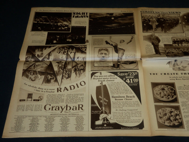 1928 DECEMBER 9 SAN FRANCISCO CHRONICLE ROTO SECTION - EVELYN BRENT - NP 5102