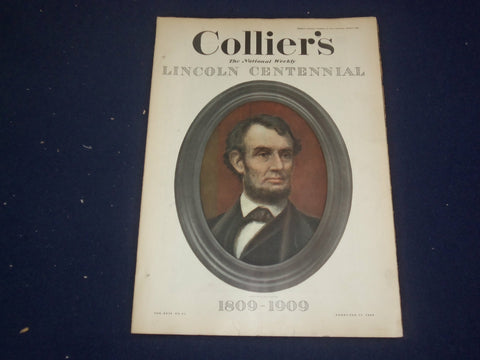 1909 FEBRUARY 13 COLLIER'S MAGAZINE - LINCOLN CENTENNIAL 1809-1909 - ST 6782
