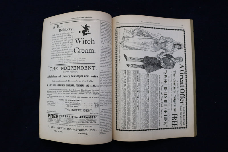 1892 DECEMBER GOOD HOUSEKEEPING MAGAZINE - ILLUSTRATED COVER & STORIES - E 11741