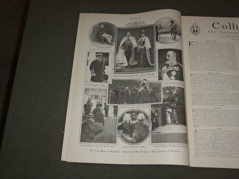 1910 MAY 21 COLLIER'S MAGAZINE - THE SPOT-LIGHT - F 611