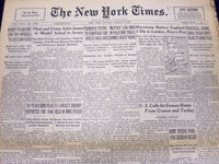 1947 MAR 17 NEW YORK TIMES - HURRICANE BATTERS ENGLAND 3 DIE IN LONDON - NT 89