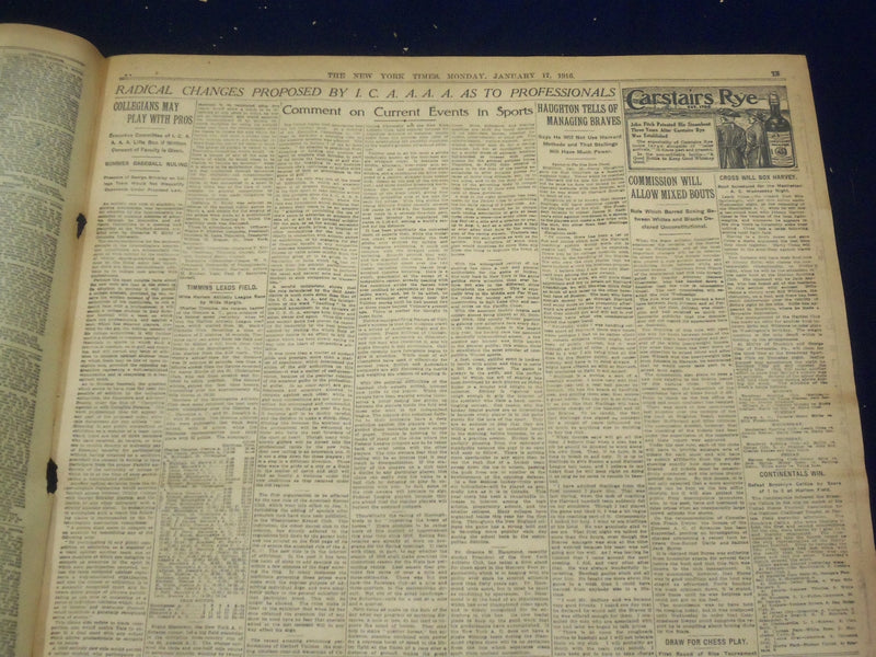 1916 JANUARY 17 NEW YORK TIMES - LUSITANIA APOLOGY REMAINS IN DOUBT - NT 9074