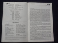 1981 NOV 10 DIE ZAUBERFLOTE SIGNED PROGRAM - KATHLEEN BATTLE-T. ALLEN-D. KUEBLER