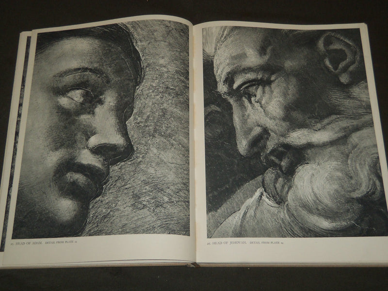 1939 THE PAINTINGS OF MICHEL ANGELO HARDCOVER BOOK - GREAT PRINTS - KD 3598