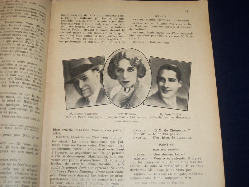 1934 CONFERENCIA JOURNAL DE L'UNIVERSITE DES ANNALES LOT OF 3 - FRENCH - J 1723