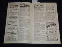 1939 APRIL 15 THE LOS ANGELES DAILY DOINGS PROGRAM - LAWRY'S PRIME RIB - J 8713