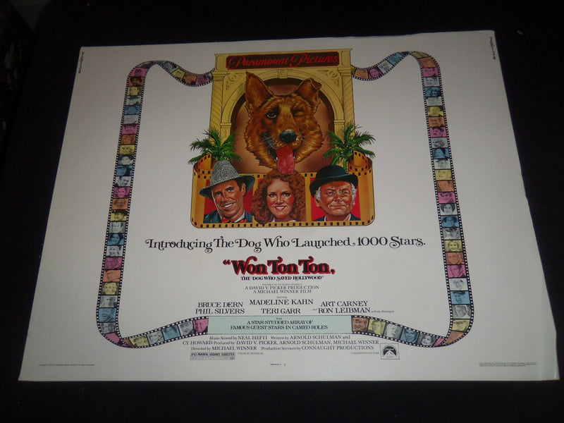 1975 WON TON TON 1/2 SHEET MOVIE POSTER - DERN, KAHN, CARNEY, SILVERS - P 291