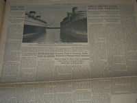 1940 MAY 20 NEW YORK TIMES - FIERCE BATTLE OF TANKS RAGES ST. QUENTIN - NP 3611