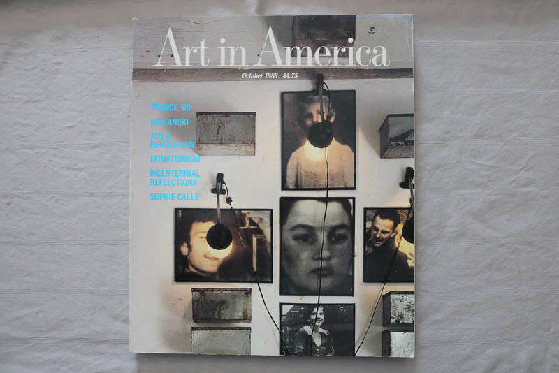 1989 OCTOBER ART IN AMERICA MAGAZINE - BOLTANSKI'S DETECTIVE COVER - E 26759