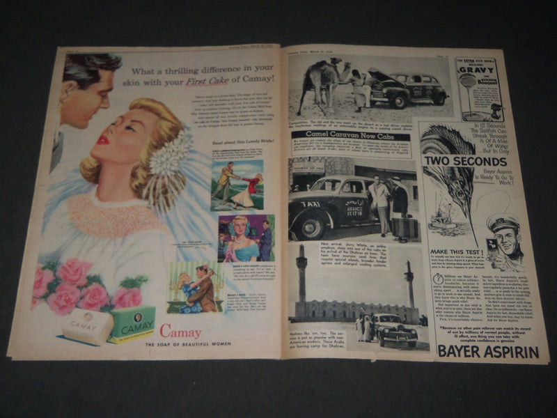 1949 MARCH 27 SUNDAY NEWS NEW YORK'S PICTURE MAGAZINE - JOHN PAYNE - J 2957