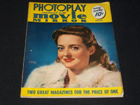 1941 FEBRUARY PHOTO PLAY & MOVIE MIRROR MAGAZINE - BETTE DAVIS COVER - E 1847