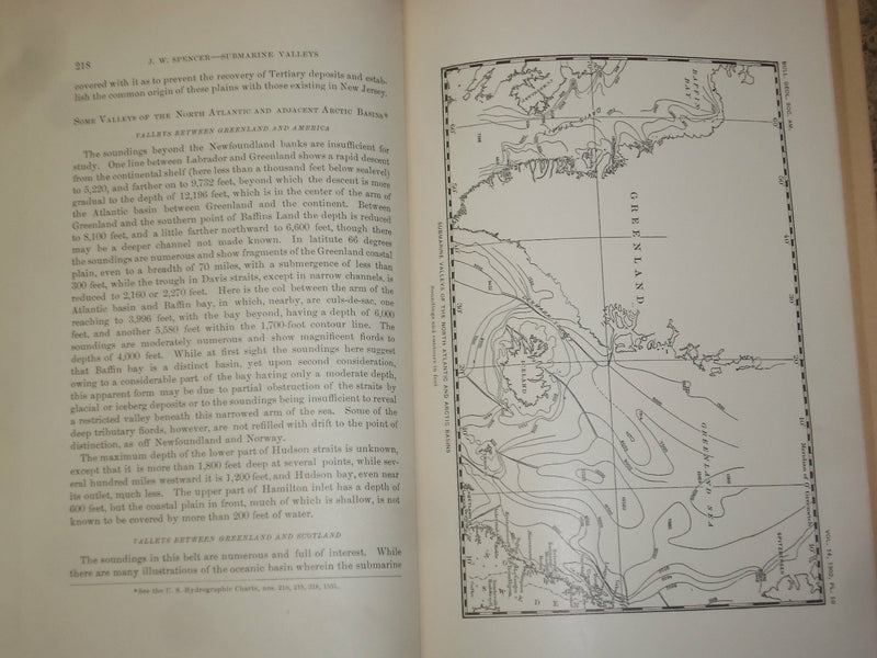 1903 SUBMARINE VALLEYS OFF THE AMERICAN COAST AND IN THE NORTH ATLANTIC - J 4856