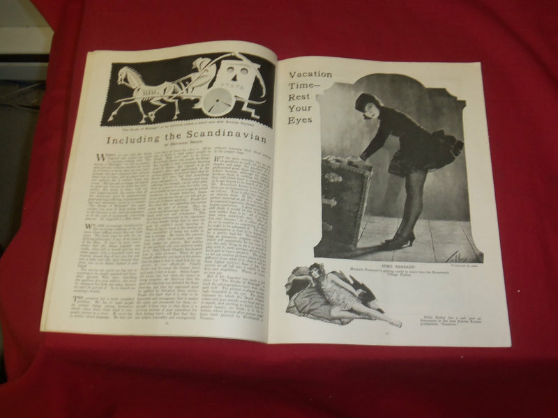 1922 JULY 15 JUDGE MAGAZINE - HER DUMB-BELLS - ILLUSTRATIONS & STORIES - B 6114