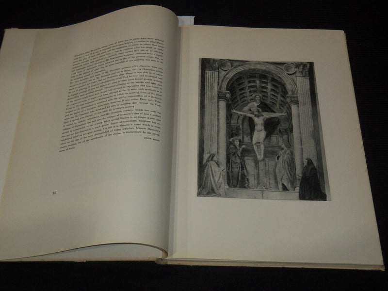1956 MASACCIO FRESCOS IN FLORENCE VOLUME - NEW YORK GRAPHIC SOCIETY - Z 232