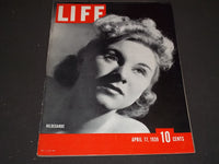 1939 APRIL 17 LIFE MAGAZINE - HILDEGARDE COVER - L 126