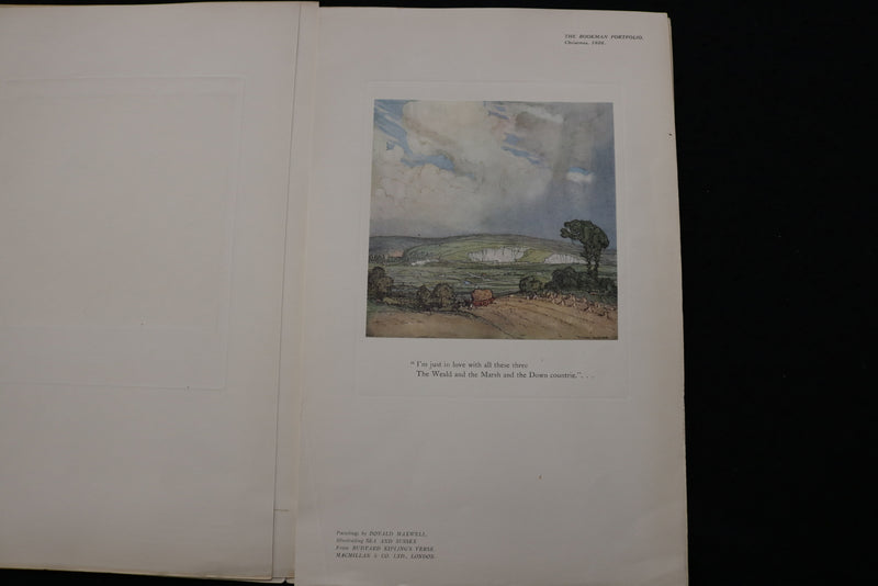 1926 SEA AND SUSSEX - BOOKMAN PORTFOLIO - MAXWELL COLOR ILLUSTRATIONS - K 2432