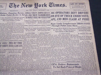 1946 SEPTEMBER 17 NEW YORK TIMES - OPERATORS DEFY DRIVERS - NT 4235
