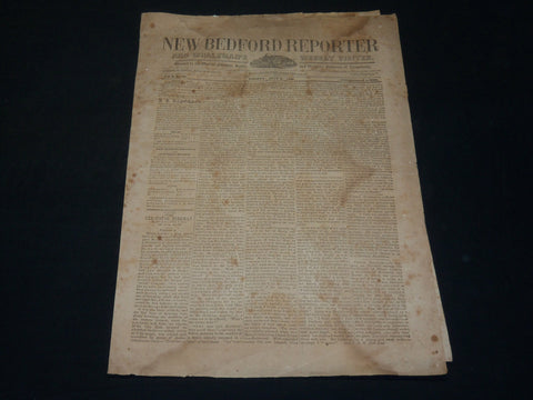 1847 JULY 9 NEW BEDFORD REPORTER NEWSPAPER - GENERAL TOM THUMB - NP 4962
