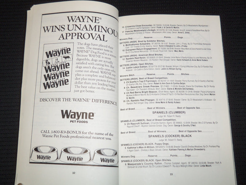 1989-1990 TWN BROOKS KENNEL CLUB CATALOGS LOT OF 3 - NEW JERSEY - O 3178C