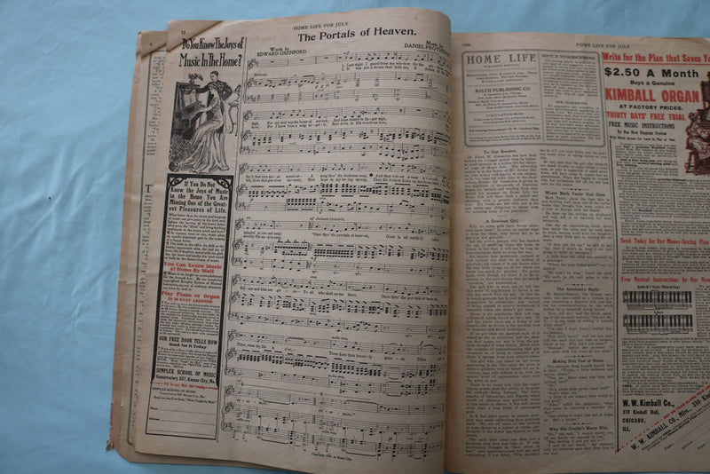 1909 APRIL & JULY HOME LIFE MAGAZINE - LOT OF 2 - K 3415