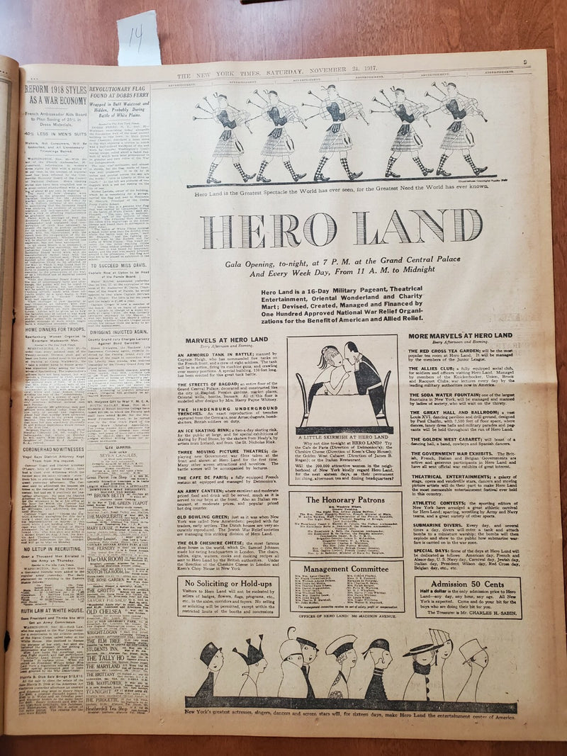 1917 NOVEMBER 24 NEW YORK TIMES - BOLSHEVIKI'S HAND FORCED BY MASSES - NT 8078