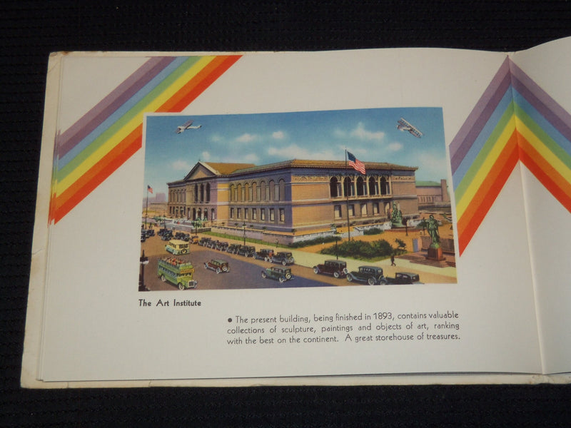 1933 SOUVENIR OF A CENTURY OF PROGESS BOOK & ENVELOPE - J 7336