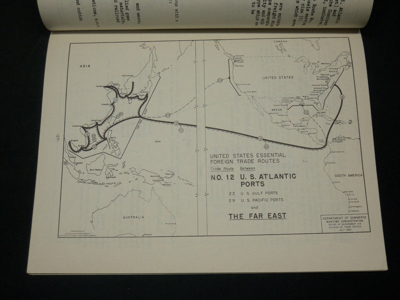 1960-1963 U. S. DEPT COMMERCE MARITIME ADMINISTRATION REPORTS LOT OF 5 - O 2751