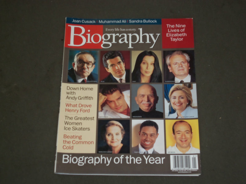 2000 JANUARY BIOGRAPHY MAGAZINE - BIOGRAPHY OF THE YEAR COVER - B 3739