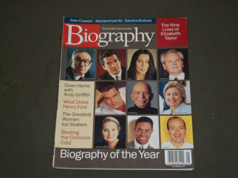 2000 JANUARY BIOGRAPHY MAGAZINE - BIOGRAPHY OF THE YEAR COVER - B 3739