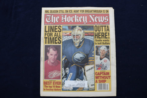 1994 NOVEMBER 25 THE HOCKEY NEWS NEWSPAPER - GRANT FUHR COVER - NP 8725