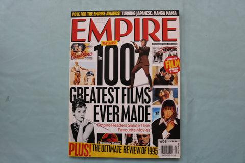 1996 JANUARY EMPIRE MAGAZINE - THE 100 GREATEST FILMS EVER MADE COVER - E 19600