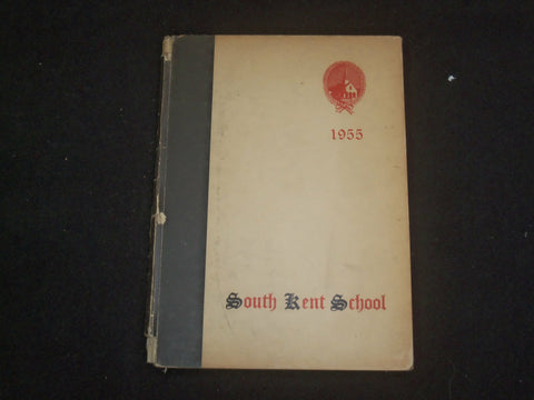 1955 SOUTH KENT SCHOOL YEARBOOK - SOUTH KENT, CONNECTICUT - YB 2256