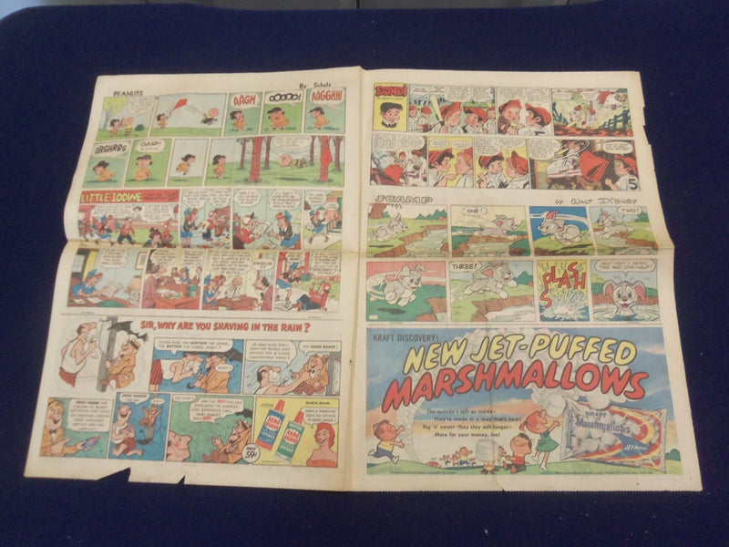 1958 APRIL 20 MINNEAPOLIS SUNDAY TRIBUNE COLOR COMICS SECTION - NP 4974