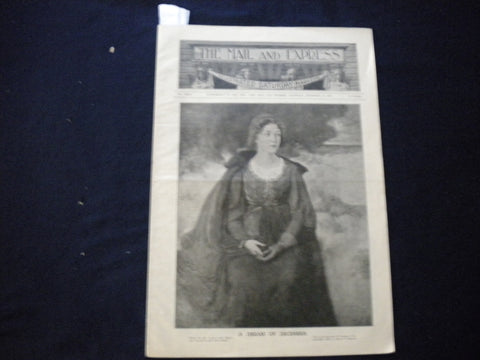 1899 DEC 16 THE MAIL AND EXPRESS MAGAZINE - A DREAM OF DECEMBER - B 676A