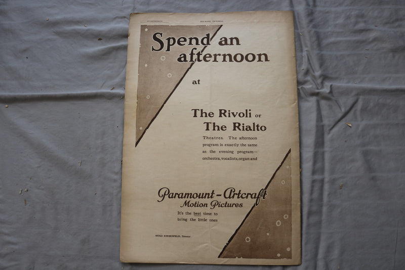1919 JULY 17 MID-WEEK PICTORIAL MAGAZINE SECTION-SIGNING OF PEACE TREATY-NP 9263