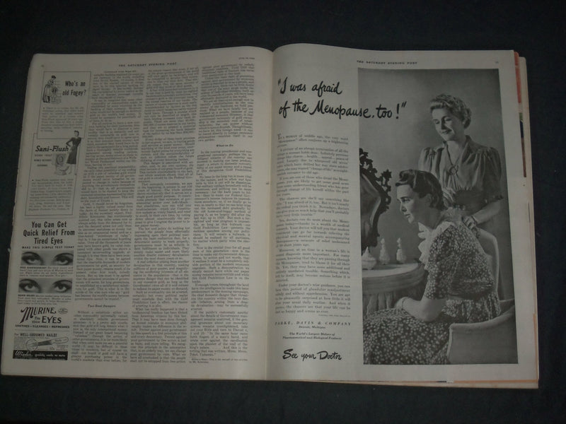 1940 JULY 13 THE SATURDAY EVENING POST MAGAZINE -NORMAN ROCKWELL COVER- SP 2474W