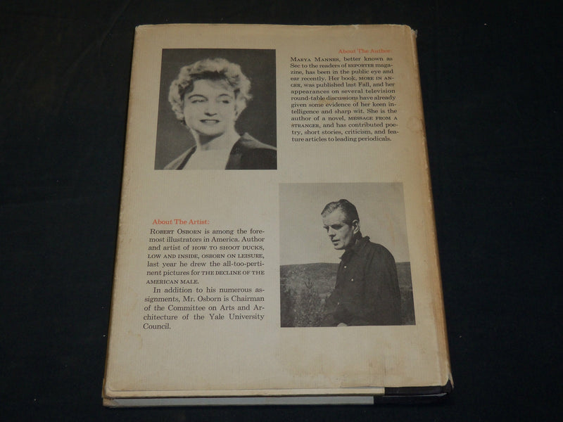 1959 SUBVERSE BOOK BY MARYA MANNES - DRAWINGS BY ROBERT OSBORN - KD 5890