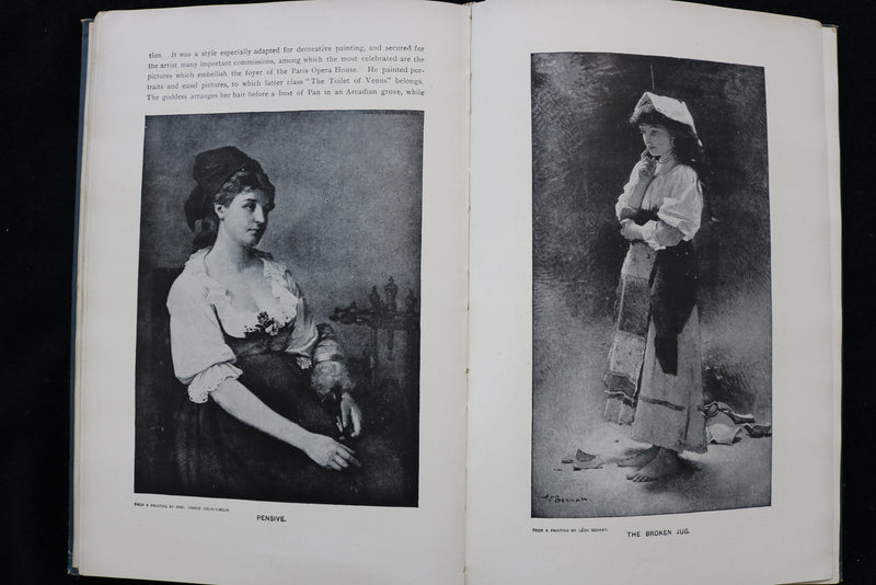 1900'S FAMOUS PICTURES BY RENOWNED ARTISTS - HARDCOVER BOOK - KD 9560