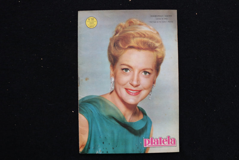 1965 NOVEMBER 30 PLATEIA MAGAZINE - DEBORAH KERR COVER - E 25927