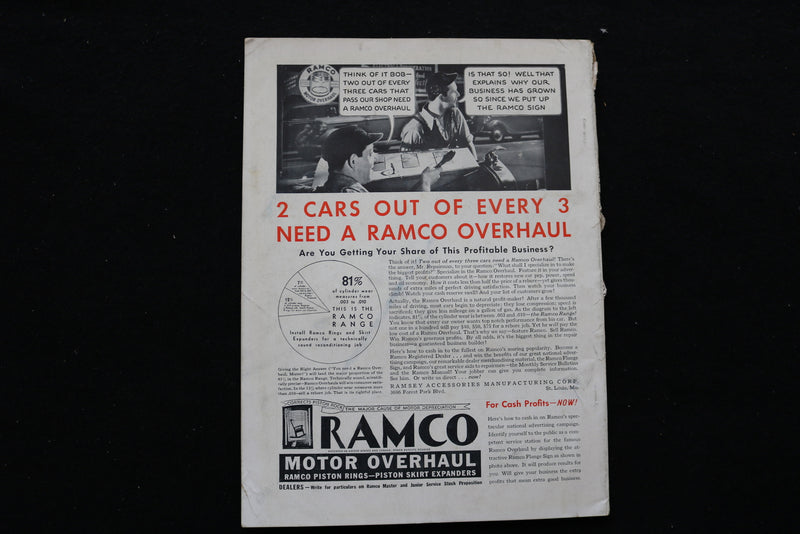 1935 AUGUST AUTOMOBILE TRADE JOURNAL MAGAZINE - SP 4926W