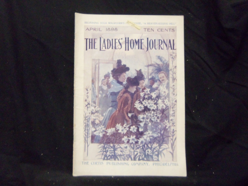 1898 APRIL LADIES' HOME JOURNAL MAGAZINE - GREAT ILLUSTRATIONS & ADS - ST 1577
