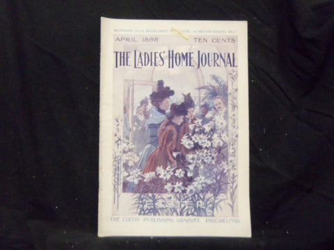 1898 APRIL LADIES' HOME JOURNAL MAGAZINE - GREAT ILLUSTRATIONS & ADS - ST 1577